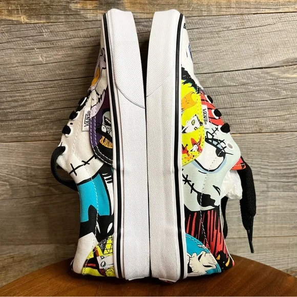 Vans Era x🎄🎃 Nightmare Before Christmas Halloween Town Sneakers, W7|M5.5 - Picture 8 of 16